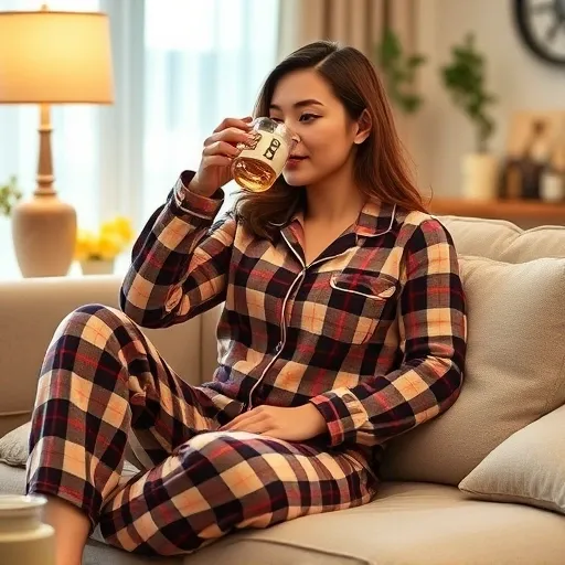 내 몸에 착붙! 탑텐 체크 잠옷 소재 & 착용감 완벽 분석