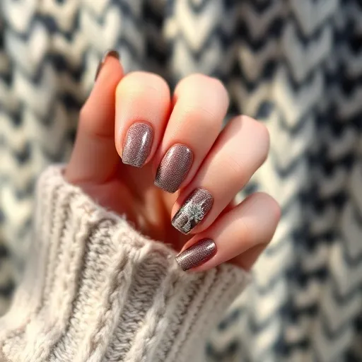 취향 저격! 트위드네일 디자인 완벽 가이드 (클래식부터 눈꽃까지)