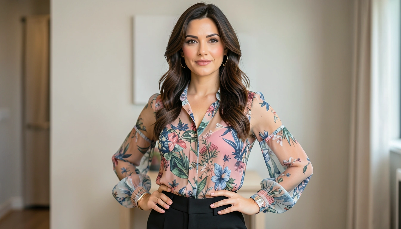 나만의 쉬폰 블라우스 완벽 코디: 날씬해 보이는 마법 & 데일리 활용법