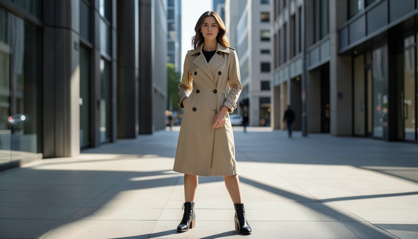 트렌치원피스, '원피스처럼' 완벽하게 소화하는 스타일링 팁