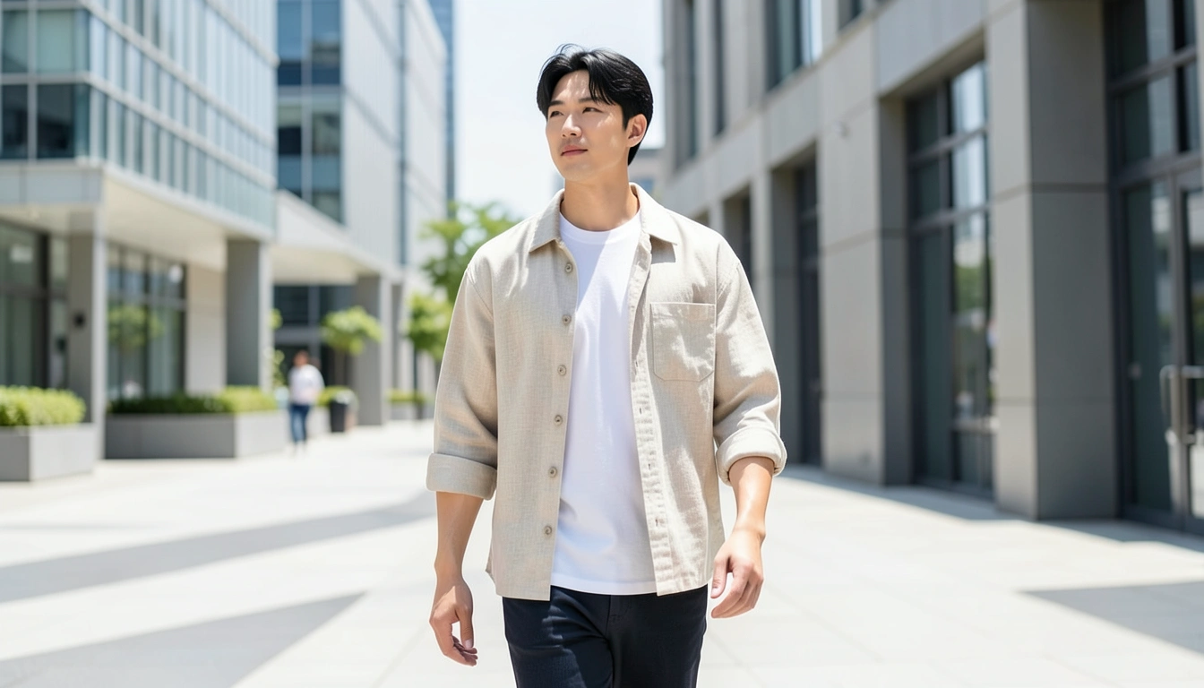 여름철 필수! 남성 여름 자켓 소재별 특징과 기능성 완전 분석