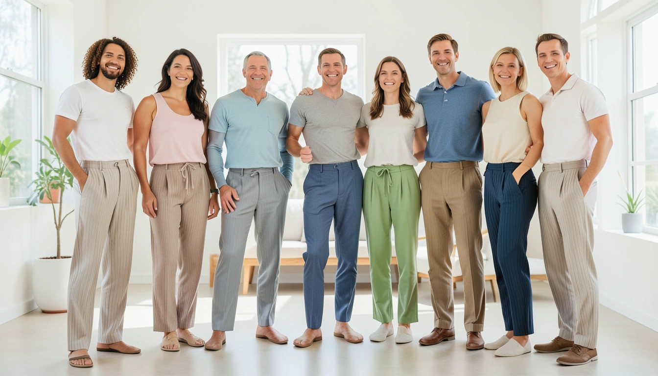 플리츠바지, 격식 있는 자리에서도 빛나게! (feat. 2025 하객룩)